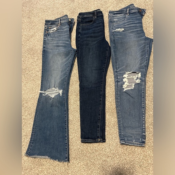 Women’s American eagle blue jean lot - Picture 1 of 4